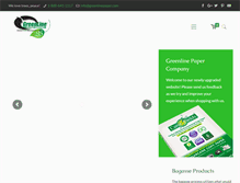 Tablet Screenshot of greenlinepaper.com